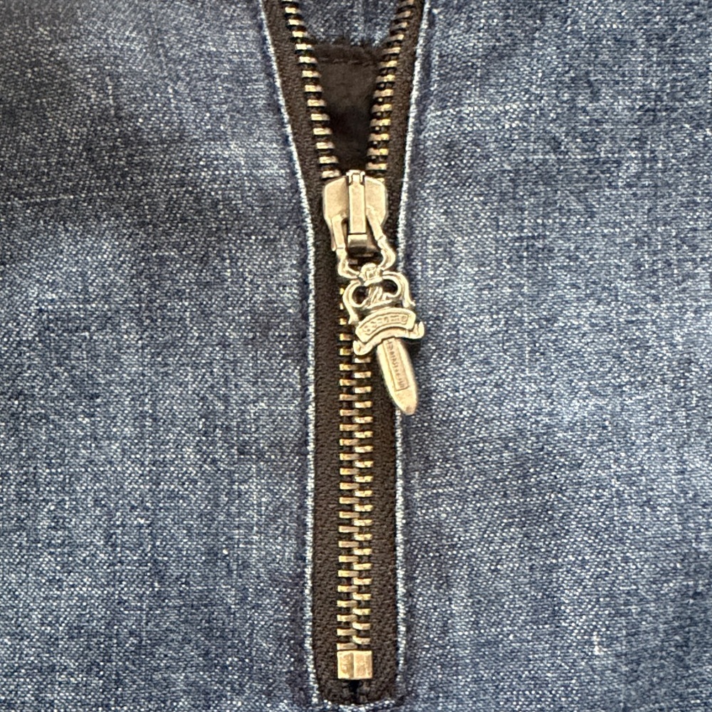 Chrome Hearts Blue Hoodie with White Graphics - Picture 3 of 9